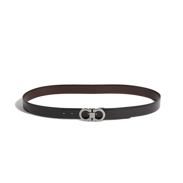 Reversible And Adjustable Gancini Belt
